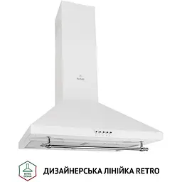 Витяжка купольна Perfelli K 6432 WH 850 LED Retro - мініатюра 2