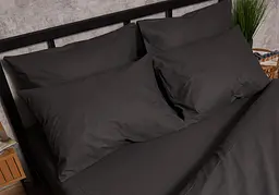 Набір наволочок Moon&Star Бязь Gold Люкс Sweat Gray 40х60 см 2 шт - мініатюра 4