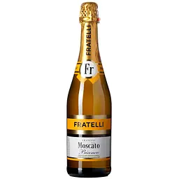 Напій винний Fratelli taste Moscato Bianco білий напівсолодкий слабоалкогольний газований 6-6.9% 0.75 л - мініатюра 4
