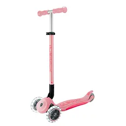 Самокат Globber Elite Lights колеса з підсвіткою 50 кг пастельно-рожевий (439-710-3)