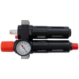 Редуктор тиску для пневмаінструменту з фільтром та лубрикатором Intertool 1/4" x 0.5-10 бар Storm