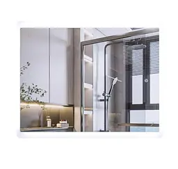 Дзеркало Mixxus Premium OLIVARY MR19-100x80-REVERSE (LED Touch, Anti-fog (3-6,5kK)) (MP6629) - мініатюра 1