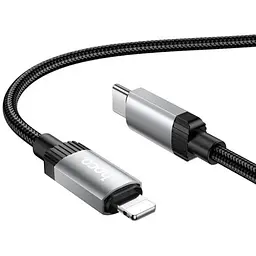 Кабель Hoco X117 Star PD27W charging data cable iP Чорний
