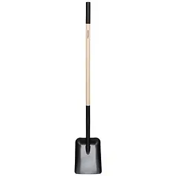 Лопата совкова з дерев'яною ручкою Fiskars Solid (1066724)