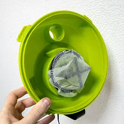 Пилосос у машину від прикурювача пилосос для авто чорно-салатовий DRY VACUUM - мініатюра 6
