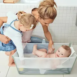 Ванночка Stokke Flexi Bath та підставка, біла (531501) - мініатюра 7