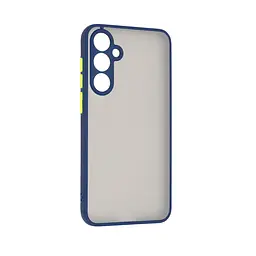 Чехол-накладка для Samsung Galaxy S23 FE 5G (SM-S711), Frosted Matte, синий, противоударный чехол с защитой всего корпуса, термополиуретан TPU + поликарбонат PC, ArmorStandart (ARM69716)