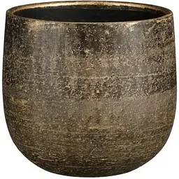Кашпо Edelman Marcus pot round 21 см бронзовий-металік (1155656)