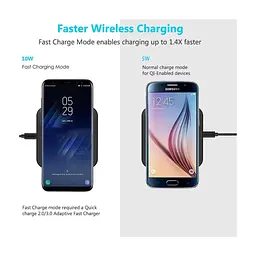 Зарядное устройство для Choetech Wireless 10W black (T511-S) - миниатюра 6