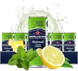 Газований напій Sanpellegrino Limone Menta 330 мл - мініатюра 3