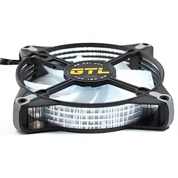Вентилятор GTL 120 мм Multicolor B1, Black/White (GTL-120LMCB1P ARGB) - мініатюра 4