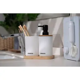Набір для ванної кімнати Ardesto Minimalism білий (ARHB3110WB) - мініатюра 4
