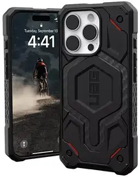 Оригінальний протиударний чохол UAG Monarch для iPhone 16 Pro Max (6.9") Carbon Fiber Red 1144911F4242 - мініатюра 10