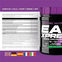 Амінокислоти Scitec Nutrition EAA Xpress Ківі-лайм 400 г - мініатюра 2