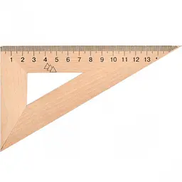 Трикутник дерев`яний 16см 30х60 (25) (50) 0328