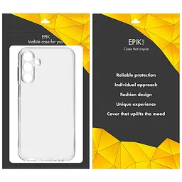TPU чохол Epic Transparent 1,5mm Full Camera для Samsung Galaxy A15 4G/5G / M15 5G Безбарвний (прозорий) - мініатюра 3