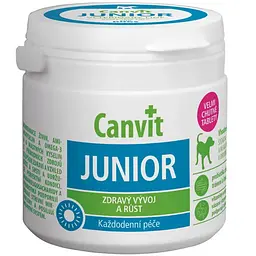 Вітаміно-мінеральний комплекс для цуценят і молодих собак Canvit Junior 100 г can50720 - мініатюра 2
