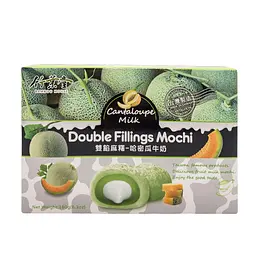 Моті Double Fillings Mochi Cantaloupe Milk, 180г - мініатюра 2