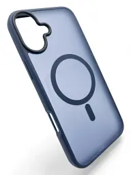Чохол до мобільного телефона BeCover Metal Buttons Case (MagSafe) для Apple iPhone 16 Plus Blue (712094) - мініатюра 2