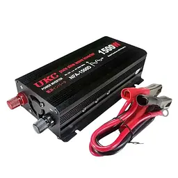Автомобільний інвертор-перетворювач напруги 12 V-220 V з чистою синусоїдою для котла, насоса та холодильника 1500 W UKC NFA 1500D 12 V-220 V 1500 Вт - мініатюра 7