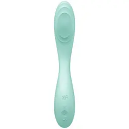 Вібратор Satisfyer Rrrolling Pleasure для точки G, 22х4 см мятний - мініатюра 4