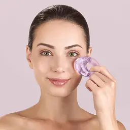 Масажер для очей GESKE Cool & Warm Eye Massager 7 в 1 рожевий - мініатюра 9