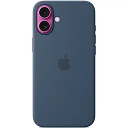 Силіконовий чохол CasePro Silicone Case with MagSafe Denim для iPhone 16 Plus - мініатюра 3