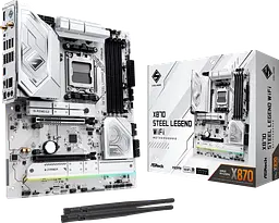 Материнська плата ASRock X870 Steel Legend Wi-Fi Socket AM5 (X870 STEEL LEGEND WIFI) Б/В