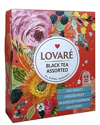 Чай Lovare чорне асорті 64 г