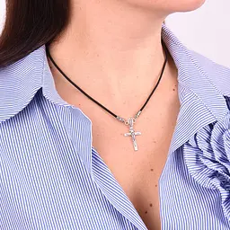 Шнурок шовковий зі сріблом (8033) 65