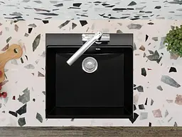 Кухонна мийка Miraggio Lagoon 540 black 0001039, Чорний - мініатюра 6