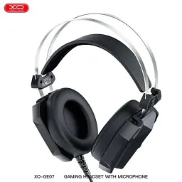 Провідна гарнітура XO GE07 Gaming Wired Headphones Black - мініатюра 4