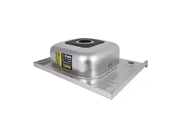 Мийка накладна Brinex 600х500х160мм 1 6050-R, Satin 0,6мм BRIN6050RSAT06 - мініатюра 5