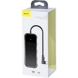 USB-хаб Baseus Multifunctional Hub Deep Gray [CAHUB-EZ0G] [73046] - мініатюра 4