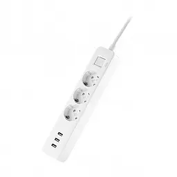 Подовжувач XiaomiXiaomi Power Strip 3 розетки + 3 USB XMCXB04QM White (NRB4030GL) - мініатюра 4