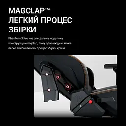 Ігрове крісло Anda Seat Phantom 3 Pro Fabric Dark Gray Size L (AD18YC-06-GB-F) - мініатюра 12