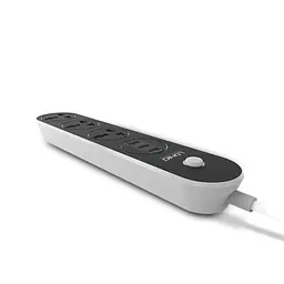 Мережевий зарядний пристрій подовжувач LDNIO SC3301 3 USB 3 розетки 1.6m сіро-чорний - мініатюра 3