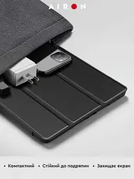 Чехол AIRON Premium для Lenovo tab M10 Plus 3rd Gen 2022 (TB-128/TB-125) 10,6" с защитной пленкой и салфеткой - мініатюра 10