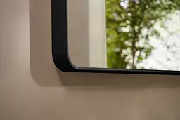 Дзеркало Hansgrohe Xarita Lite Q 360 700 з горизонтальним LED світильником matt black 54955670 - мініатюра 2