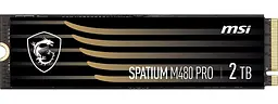 Накопичувач SSD MSI m.2 NVMe 2TB Spatium M480 Pro (S78-440Q600-P83)