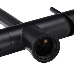 Змішувач для кухні на дві води Koer KB-72001-05 KR3392 Чорний матовий - мініатюра 4