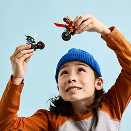 Конструктор LEGO Ninjago Швидкісні перегони Кая на мотоциклі 79 деталей (71838) - мініатюра 12