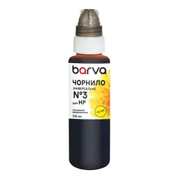 Чорнило Barva HP 3 100 мл, universal, yellow (HU3-367e)