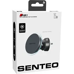 Автотримач із бездротовою зарядкою Senteo RS1 15W Grey [171641] - мініатюра 3