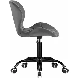 Офісне крісло GT Racer B-30 Velvet Dark Gray [123074] - мініатюра 3
