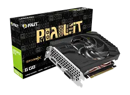 Відеокарта GeForce GTX 1660 Ti 6GB Palit StormX (NE6166T018J9-161F) Б/В