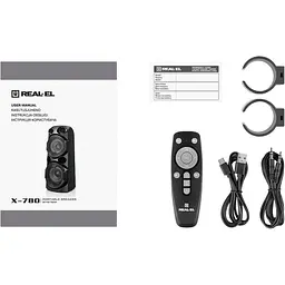 Акустика REAL-EL X-780 Black (EL121600030) [149851] - мініатюра 9