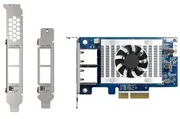 Мережева карта QNAP Dual-port RJ45 10GbE network expansion card PCIe 3.0 x4 (QXG-10G2T-X710) - мініатюра 5