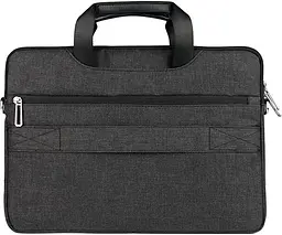 Сумка для ноутбука WiWU City Commuter Bag 15.6" Black [6973218931517] [76368] - мініатюра 4