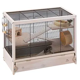 Деревяна клітка Ferplast Hamsterville для хом`яків та мишей - мініатюра 3